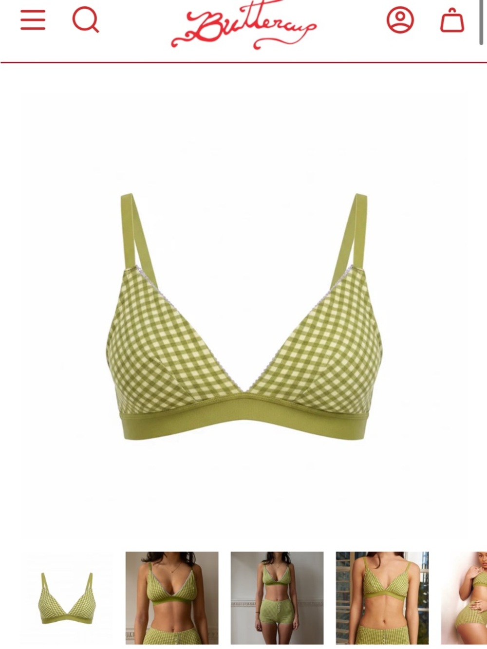 Ciao Bella Organic Cotton Bralettes